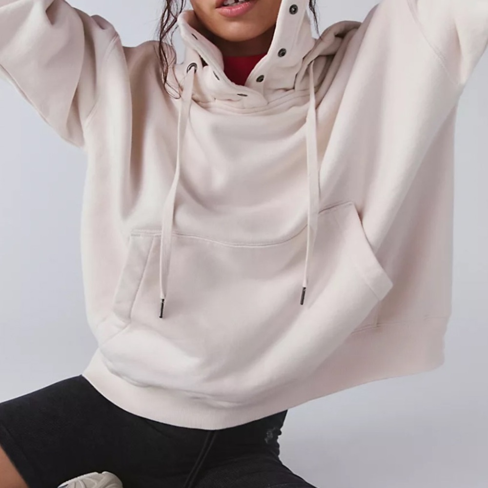 Free People a cut above snap hoodie - Picture 3 of 14